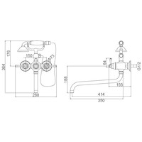Смеситель Gerhans K20G K13120G - фото2