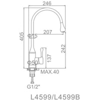 Смеситель Ledeme L4599B - фото2