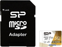 Карта памяти Silicon-Power Superior Pro microSDXC SP512GBSTXDU3V20AB 512GB (с адаптером) - фото