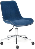 Кресло TetChair Style (флок, синий) - фото