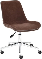Кресло TetChair Style (флок, коричневый) - фото