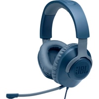 Наушники JBL Quantum 100 (синий) - фото, картинка Наушники JBL Quantum 100 (синий) - фото