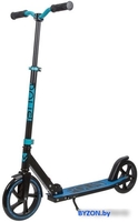Самокат Novatrack Polis 230 Pro 230.POLIS.BL20 (черный/бирюзовый) - фото
