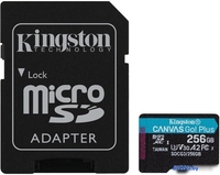 Карта памяти Kingston Canvas Go! Plus microSDXC 256GB (с адаптером) - фото