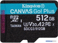 Карта памяти Kingston Canvas Go! Plus microSDXC 512GB - фото