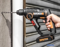 Перфоратор Worx WX390.1 (с 2-мя АКБ, кейс) - фото2