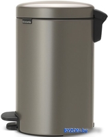 Brabantia Pedal Bin NewIcon 12 л (платиновый) - фото2