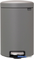 Brabantia Pedal Bin NewIcon 12 л (минерально-серый) - фото