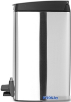 Brabantia Pedal Bin Silent 10 л прямоугольное (стальной матовый) - фото2