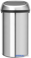 Brabantia Touch Bin 60 л (стальной с защитой от отпечатков) - фото