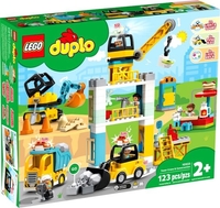 Конструктор LEGO Duplo 10933 Башенный кран на стройке - фото