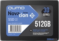 SSD QUMO Novation 3D TLC 512GB Q3DT-512GAEN - фото