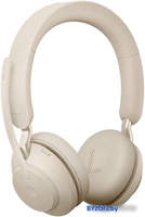 Наушники Jabra Evolve2 65 MS Stereo USB-A (бежевый) - фото2