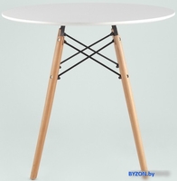 Обеденный стол Stool Group Eames DSW D80 (белый) - фото2