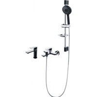 Комплект смесителей Ganzer GZ 21037C (черный/хром) - фото