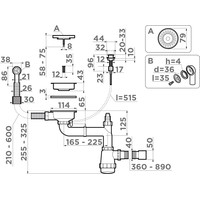 Сифон Omoikiri WK-1-CL-R-A AB - фото2