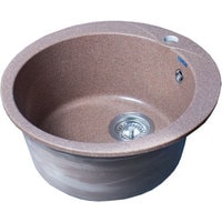 Кухонная мойка GranFest Rondo GF-R480 (терракот) - фото