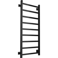 Полотенцесушитель Ростела Экспи Квадро V30 1/2" 9 перекладин 50x120 см (черный) - фото