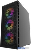 Корпус Powercase Mistral Z4С Mesh LED (черный) - фото2