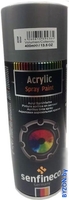 Эмаль Senfineco Acrylic серебристый 400мл 4036 - фото