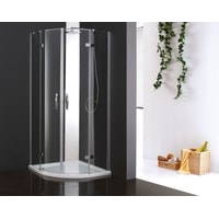 Душевой уголок Cezares Bergamo-W-R-2-100-Arco-C-Cr-IV - фото