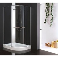 Душевой уголок Cezares Bergamo-W-RH-1-120/100-Arco-C-Cr-R-IV - фото