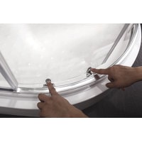 Душевой уголок Cezares Anima-W-RH-2-120/100-C-Cr-R - фото2