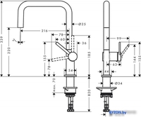 Смеситель Hansgrohe Talis M54 72806670 - фото2