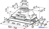 Кухонная вытяжка Franke Inca Smart FBI 525 XS HCS 305.0599.509 - фото2