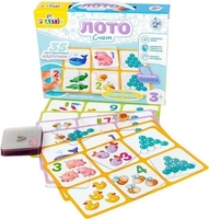 Развивающая игра Десятое королевство 10KOR Plastic Лото Счет 04005 - фото2