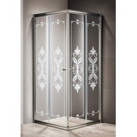 Душевой уголок Cezares Giubileo-R-2-90-Scorrevole-CP-Br - фото