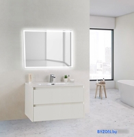 BelBagno Тумба под умывальник Kraft 39-800/390-2C-SO-BO (bianco opaco) - фото2