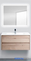 BelBagno Тумба под умывальник Kraft-1000-2C-SO-RGB(rovere galifax bianco) - фото2