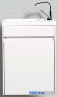BelBagno Тумба под умывальник Pietra Mini-400-1A-SO-BL-R (правый, bianco) - фото