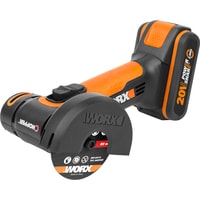 Угловая шлифмашина Worx WX801 (с 1-им АКБ, кейс) - фото2