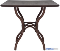 Кухонный стол Leset Тор квадратный (темный орех) - фото