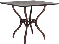 Кухонный стол Leset Тор квадратный (темный орех) - фото2