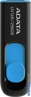 USB Flash A-Data DashDrive UV128 256GB (черный/синий) - фото