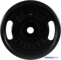 Диск MB Barbell Евро-классик с ручками 51 мм (1x20 кг) - фото