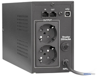 Источник бесперебойного питания ExeGate BNB-850.LED.AVR.EURO.RJ.USB EP285474RUS - фото2