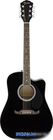 Электроакустическая гитара Fender FA-125CE Dreadnought Black - фото