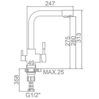 Смеситель Gerhans KK4055-3-24 - фото2