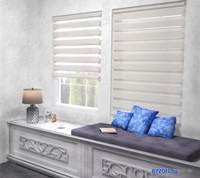 Шторы день-ночь Lm Decor Грация ДН LB 10-01 130x170 - фото2