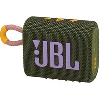 Беспроводная колонка JBL Go 3 (зеленый) - фото