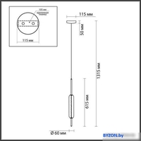 Подвесная люстра Odeon Light Reeds 4794/12L - фото2