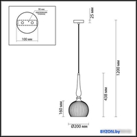 Подвесная люстра Odeon Light Runga 4767/1 - фото2