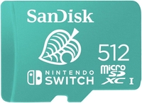 Карта памяти SanDisk Nintendo Switch Licensed Card Animal Crossing Edition microSDXC 512GB SDSQXAO-512G-GNCZN - фото