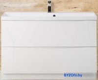 BelBagno Тумба под умывальник Marino-900-2C-PIA-BL-P (bianco lucido) - фото