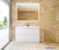 BelBagno Тумба под умывальник Marino-900-2C-PIA-BL-P (bianco lucido) - фото2