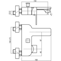 Смеситель Valvex Loft Gold 2455810 - фото2